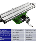 Multifunction Worktable Milling Machine With Adjustable X Y Compound Drilling Slide Table For Bench Drill, aluminum alloy