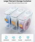 Six Pack Filament Storage Boxes For 3D Printing Sealing And Protection Waterproof Dustproof Four Liter Capacity With Desiccants