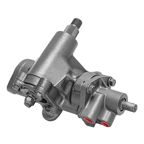 Buttery Smooth Power Steering Gear Box Assembly For 1999 2006 Chevy Silverado 1500 Gmc Sierra 1500 with shiny metal finish.