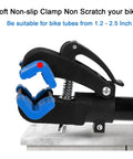Must Have Space Saving Bike Repair Stand with Beast Of A Clamp, holds tubes 1.2 to 2.5 inches, soft silicone grip protects paint.