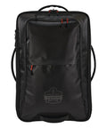 Soft Sided Rolling Carry-On Bag That Expands Up To 1.5 Inches For 42 Liter Capacity, Durable Water-Resistant Tarpaulin With 600D Ripstop, Wide Clamshell Opening, Rigid Base, Built Tough For Gear Hauls, front view