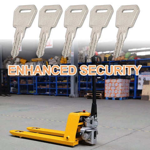 5 Pack Replacement Ignition Key Set For Big Joe Electric Pallet Jacks E30 EZ30 EPT20-15ET EPT20-18EA ES10 JX1 JX2