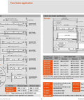 Diagram of 9-Inch Full-Extension Undermount Drawer Slides With Soft Close, Tandem Glide System specifications and measurements.