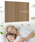 Six Pack Large Acoustic Panels Killer Soundproof Foam Wall Tiles Heavy Duty Noise Reduction Studio Gear Room Echo Slayers Solid Polyester Fiber Acoustic Treatment Panels For Home Theater Setup, wall tiles in wood pattern.