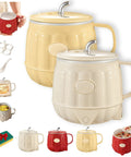 Dual Pack 600 Ml Electric Heated Milk Cup Portable Coffee Warmer With Three In One Design for boiling and stewing.
