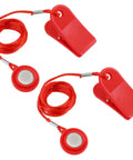 Two Pack Universal Treadmill Magnetic Safety Keys Round Emergency Stop Magnets Replacement Treadmill Keys For Most Machines Durable Clip On Keys