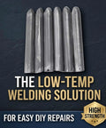 Low Temperature Aluminum Welding Rods Set 30 60 90 Pcs Lighter Melt Welding Rods For Metal Repair high strength display