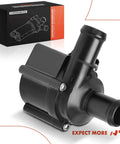 Heavy Duty Auxiliary Engine Water Pump Replacement Compatible With Audi A8 Q5 R8 S4 S5 direct fit plastic 3-pin plug with 4-hole mount.