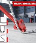 Essential Manual Rebar Bender Tool With Anti Slip Design For Heavy Duty Steel Bending And Construction Projects bending L, U, S shapes.