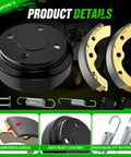 Club Car Brake Repair Kit For DS 1995 Up And Precedent 2004 Up Golf Carts Drum Hub Shoes Pads Spring Set OEM Part Numbers