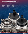 512012 Wheel Bearing Hub Assembly Plug And Play Direct Fit For 1998 2010 VW Beetle And 2000 2004 VW Jetta 5 Lug Dimensions