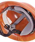 Fas-Trac III Replacement Suspension For Skullgard Cap Style Hard Hats, 4-Point Attachment, Large Size, shown inside orange cap.