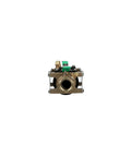 Heavy Duty 1-1/2 Inch 350XL Double Check Backflow Preventer front view showing bronze body and top mounted test cocks