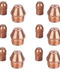 Plasma Cutter Consumables Set For TZ 100 100A Torch Replacement Electrodes And Nozzles Copper Tips Kit