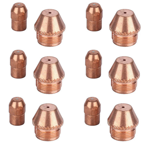 Plasma Cutter Consumables Set For TZ 100 100A Torch Replacement Electrodes And Nozzles Copper Tips Kit