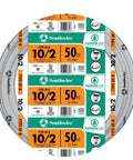 Coiled Underground UF Wire 10/2WG 50 ft Direct Burial Cable with water dust sun PVC jacket for outdoor use