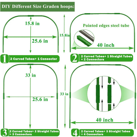 Garden Mesh Netting Kit With Ultra Fine 10x30 Ft Netting For Raised Beds Plant Covers Includes 6 Pro Grade Garden Hoops And 18 Clips Pest Barrier For Veggies Flowers Greenhouse Row Cover And Animal Protection