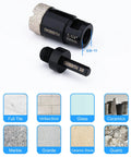Heavy Duty Pro Grade 1-1/4 Inch Diamond Core Drill Bit For Dry Or Wet Tile Cutting with 5/8-11 Arbor and 3/8 Hex Shank Adapter