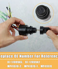 Hands holding Boat Ignition Starter Switch With Keys Replacement 3 Position 6 Wire Plug And Play For Outboard Motors Control Box.
