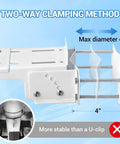 Pole Mount For Solar Panels With Adjustable Angle And Size Fits 5W To 50W Panels, durable weatherproof brackets with clamping method