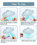 Assembly steps for Blue Hot Air Balloon Honeycomb Centerpieces For Tables With Clouds Travel Adventure Theme 8 Piece Set