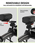 Installation steps for the Beefy 1200 Lumen USB C Rechargeable Bike Light For Night Riding With 360 Degree Rotatable Aluminum Headlight 4 Modes IPX4