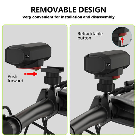 Installation steps for the Beefy 1200 Lumen USB C Rechargeable Bike Light For Night Riding With 360 Degree Rotatable Aluminum Headlight 4 Modes IPX4