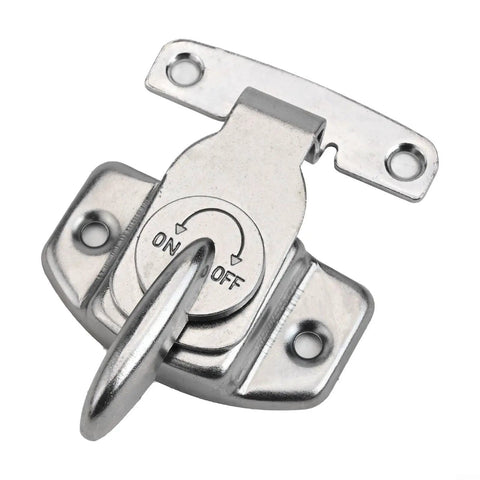 Heavy Duty Iron Table Latches And Door Hasps Two Pack Secure Connectors For Dining Tables Desks And Cabinets Silver Hardware