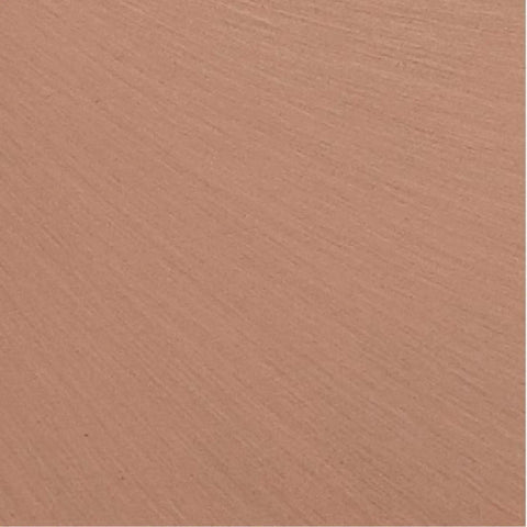 Close-up of washed copper finish from Washed Copper Sleek One Light Mini Pendant With Clear Textured Glass Shade, Indoor Lighting For Kitchen Island Or Living Room, Sloped Ceiling Friendly, 11 Inch High, 5 1/8 Inch Diameter, Easy Mount Installation.