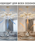 Modern Led Pendant Chandelier With Glass Accents And Remote Control Light Fixture Eight Head Prism Drop in living room showing cooling and heating features.