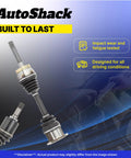 Front CV Axle Shafts Left And Right Replacement For 2007 2010 Honda Odyssey And 2006 2014 Honda Ridgeline displayed vertically
