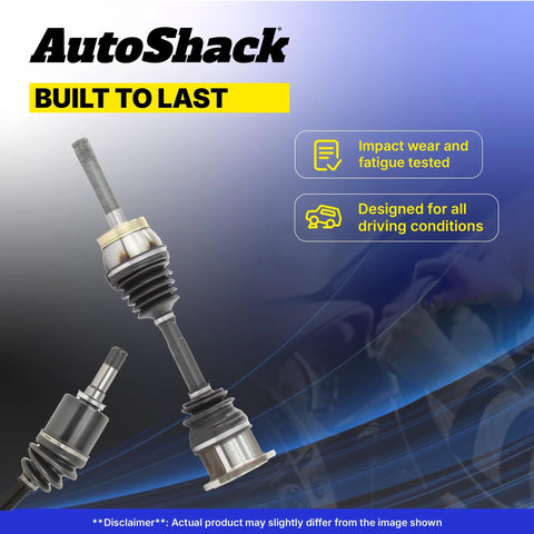 Front CV Axle Shafts Left And Right Replacement Kit For 2007 2014 Honda CR-V 2 Piece Set shown against a blue background