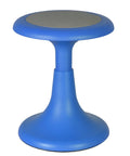 Glow 15 Inch Blue Stool For Classrooms And Playrooms With Convex Base Kid Friendly Circle Time Seating Safe Movement For Restless Kids
