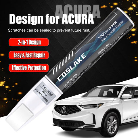Majestic Black Pearl NH893P Touch Up Paint For Acura Cars Easy Scratch Repair Kit with Scratch Remover Pen and Micro Applicators