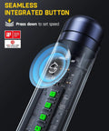 Close-up of Mini Cordless Rotary Tool Kit With NeoPulse Motor And Revostor Hub, navy blue, showing seamless integrated buttons.