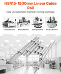 All-In-One Pro-Grade Linear Guide Rail Kit SBR20 300/600/1000 Mm With RM1605 350/650/1050 Mm C7 Ballscrews BK BF12 supports for CNC machines