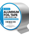 Impresa aluminum foil duct tape, silver, 1.9 in x 150 ft, 3.4 mil, HVAC sealing