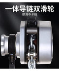 Heavy Duty Chain Hoist Tensioner 0.25T And 0.5T Models With 1.5 Meters Length showing durable steel chain mechanism
