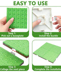 Steps to use Magnetic Baseplate Set For Kids 4x4 Magnetic Building Blocks Grassland Theme STEM Toys For Boys And Girls Age 3 Plus
