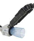 Double Cut TurboShear Attachment For Drills Delivers Clean Edges On Both Sides Of The Cut And Makes Quick Work Of Sheet Metal With Power Assisted Cutting 18 Gauge Capacity Easy Drill Attachment For Seam Cutting And 90 Degree Profiles side view