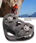 Double Pulley Zipline Kit For Backyard Adventure With Tandem Zipline Trolley Built Tough Heavy Duty Aluminum Pulley System