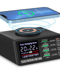 110W 8 Port USB Charging Station Fast Charge Hub For Phones Tablets Drones And More Compatible With iPhone Android Galaxy
