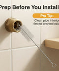 Moen Cartridge Puller Removal Tool Kit nylon tube brush cleaning pipe interior before installation