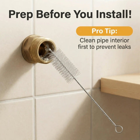 Moen Cartridge Puller Removal Tool Kit nylon tube brush cleaning pipe interior before installation