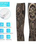 Kick Butt In The Dog Days Of Summer With Steampunk Mechanical Gear Ice Silk Arm Sleeves, 45-48 cm, durable cooling fabric.
