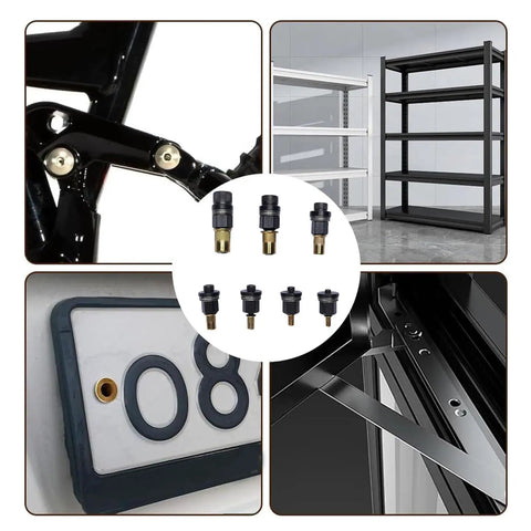 The Ultimate Hand Rivet Nut Tool Kit That Is Totally Radical For Furniture Pros Includes Seven Sizes From M3 To M12 So You Can Pop Nuts On Metal Sheets And Heavy Duty Pipes With Zero Stress And Maximum Flexibility Today. Hand rivet nut tool kit, hardened carbon steel, M3-M12, for metal sheet and pipe assembly