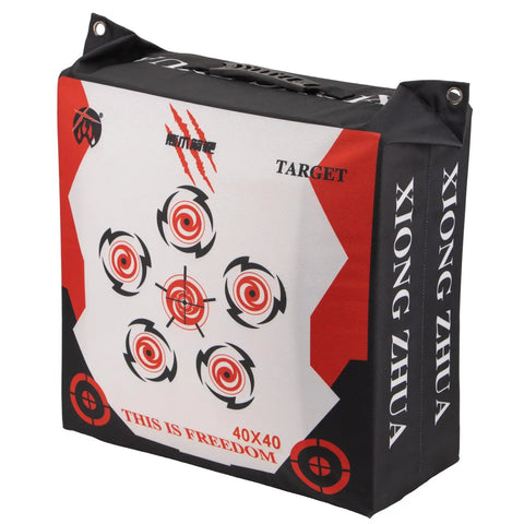 Durable Portable Bag Archery Target 40x40 With High Density Core And Removable Inner Core Refills For Recurve And Compound Bow