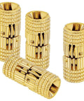 Hidden Brass Hinges 8 Pack 10mm Concealed Hinges with 180 Degree Opening for Jewelry Box Projects