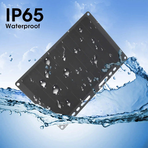 6V 10W Monocrystalline Solar Panel Charger With 1700mAh Output Portable USB Power Bank IP65 Weatherproof design
