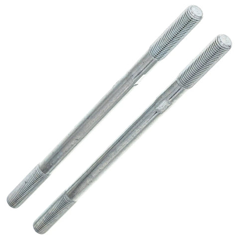 Tie Rods With End Kit For Outlaw 50 ATV Replacement Beefed Up Steering Fits OEM 0454747 0454746 0454748 0451798 M10 By 1.25 Threads Seven And A Half Inch Length Heavy Duty End Kit For Off Road Rides, two silver threaded rods